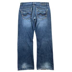Vintage Y2K Royal Premium Loose Bootcut Jeans 36x30 Distressed Denim Baggy